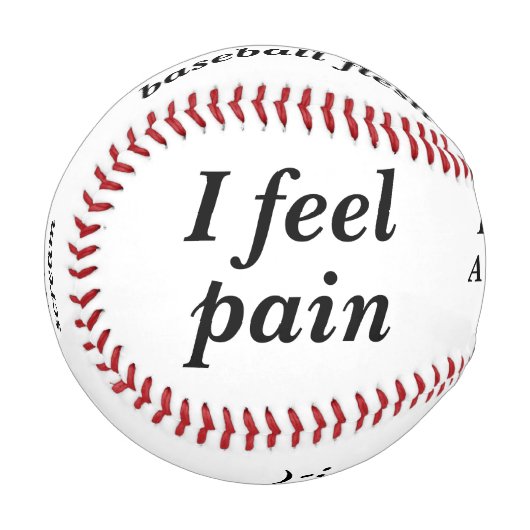 Balle De Baseball Baseball that feels pain (Devant Gauche)
