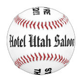 Balle De Baseball Baseball Utah Saloon (Devant)
