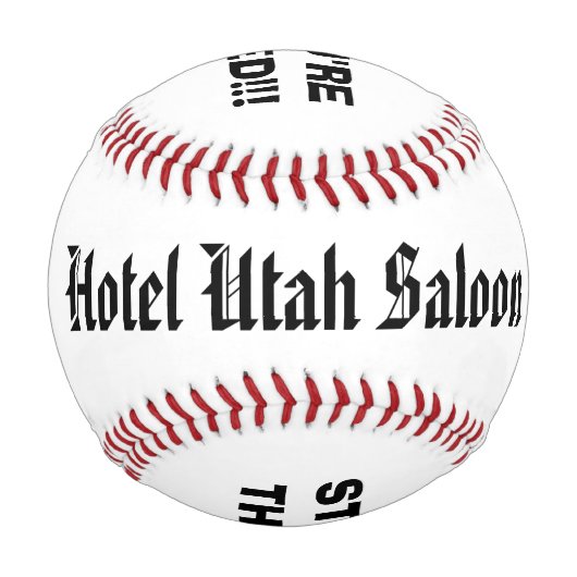 Balle De Baseball Baseball Utah Saloon (Devant)