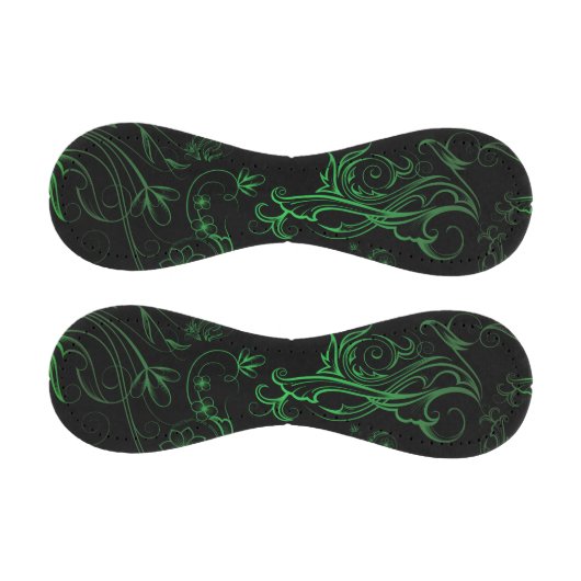 Balle De Baseball Baseball vert floral (Panneaux)