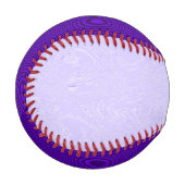 Balle De Baseball Baseball violet à deux tons (Devant Gauche)