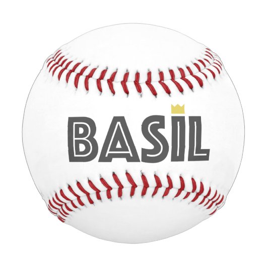 Balle De Baseball Basil (Devant)