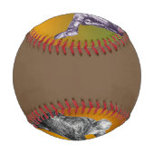 Balle De Baseball Bataille Abstraite de baseball (Dos)