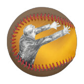 Balle De Baseball Bataille Abstraite de baseball (Devant Gauche)