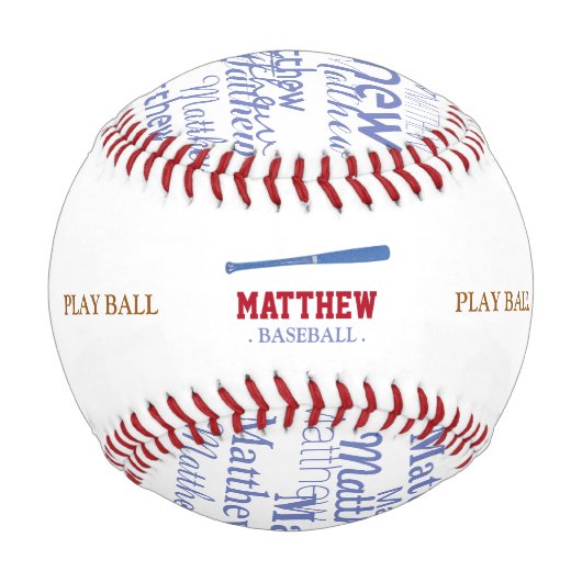 Balle De Baseball batte et jeu personnalisés (Dos)