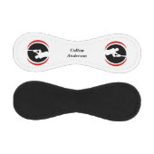 Balle De Baseball Batterie noire rouge personnalisée (Panneaux)