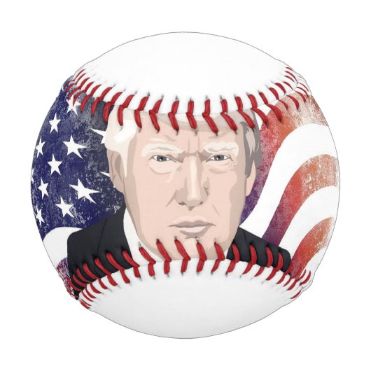 BALLE DE BASEBALL BEAU BASEBALL DE DAD DONALD TRUMP (Devant)