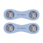 Balle De Baseball Beau tigre blanc aux yeux bleu cristal (Panneaux)