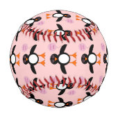 Balle De Baseball Bébé rose mignon fille Penguin Baseball (Dos)