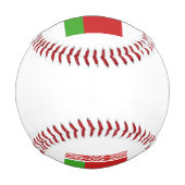 Balle De Baseball Belarus Flag Emblem (Dos)