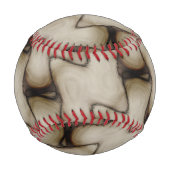 Balle De Baseball Belle abstraction laisse une impression durable (Dos)