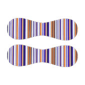 Balle De Baseball Belles rayures bleues orange (Panneaux)