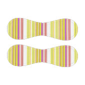 Balle De Baseball Belles rayures jaunes blanches (Panneaux)