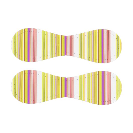 Balle De Baseball Belles rayures jaunes blanches (Panneaux)