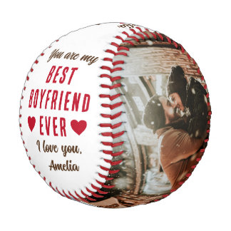 Balle De Baseball Best Boyfriend Ever Hearts 2 Photos