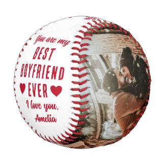 Balle De Baseball Best Boyfriend Ever Hearts 2 Photos