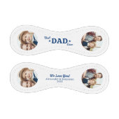 Balle De Baseball Best DAD Ever Custom 4 Photo Créer votre propre (Panneaux)