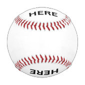 Balle De Baseball Best Dad Ever Custom Image Baseball (Devant)