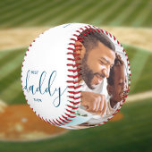 Balle De Baseball Best Daddy Ever Custom Text Photo Don