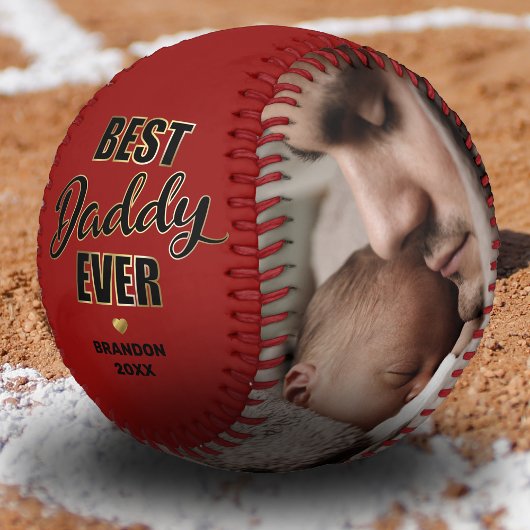 Balle De Baseball Best Daddy Ever Photo Baseball