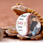 Balle De Baseball Best Dino Dad Ever Personalized Photos