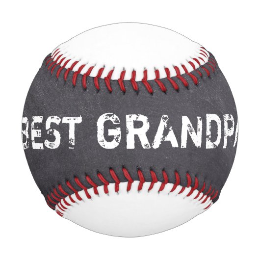 Balle De Baseball BEST Grandpa - Fête des pères Baseball (Devant)