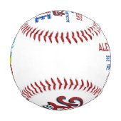 Balle De Baseball Big One Rookie De L'Année Première Fête D'Annivers (Dos)