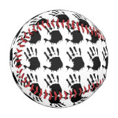 Balle De Baseball Black Handprints Basball (Devant Gauche)