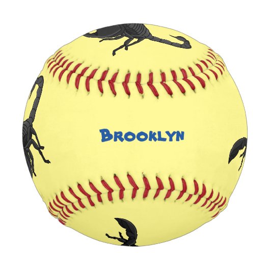 Balle De Baseball Black hungry scorpion (Dos)