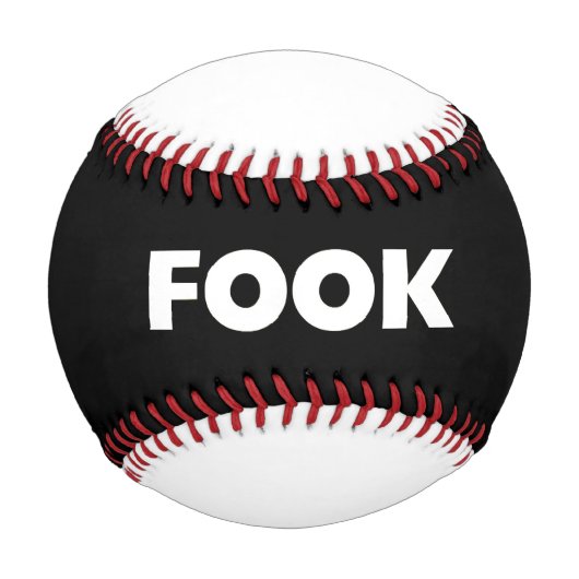 Balle De Baseball Blancs sur baseball noir (Devant)