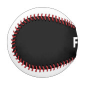 Balle De Baseball Blancs sur baseball noir (Devant Gauche)