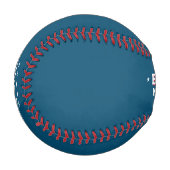 Balle De Baseball Bleu de base-ball personnalisé (Devant Gauche)