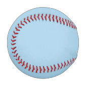 Balle De Baseball Bleu de Cornflower solide (Devant Gauche)