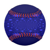 Balle De Baseball Bleu éblouissant (Devant)
