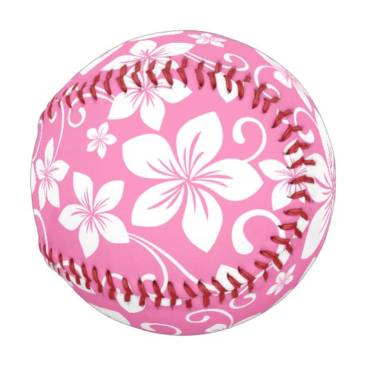 BALLE DE BASEBALL BLEU HAWAII (ROSE DE BUBBLEGUM) (Devant Droite)