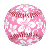 BALLE DE BASEBALL BLEU HAWAII (ROSE DE BUBBLEGUM) (Devant)