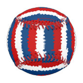 Balle De Baseball Bleu rouge Blancs Cool (Dos)