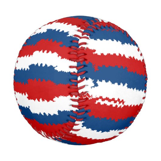 Balle De Baseball Bleu rouge Blancs Cool (Angle)