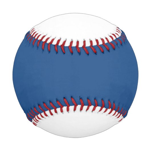 Balle De Baseball Bleu Rouge Couché Base-ball initial (Dos)