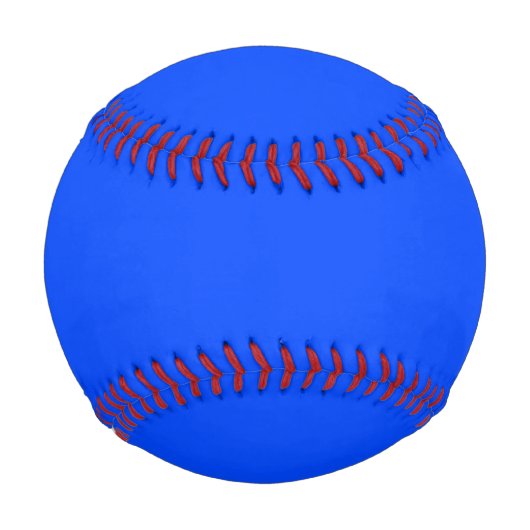 Balle De Baseball Bleu (RYB) (couleur solide) (Devant)