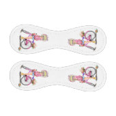 Balle De Baseball Blonde fille de baseball avec vélo rose (Panneaux)