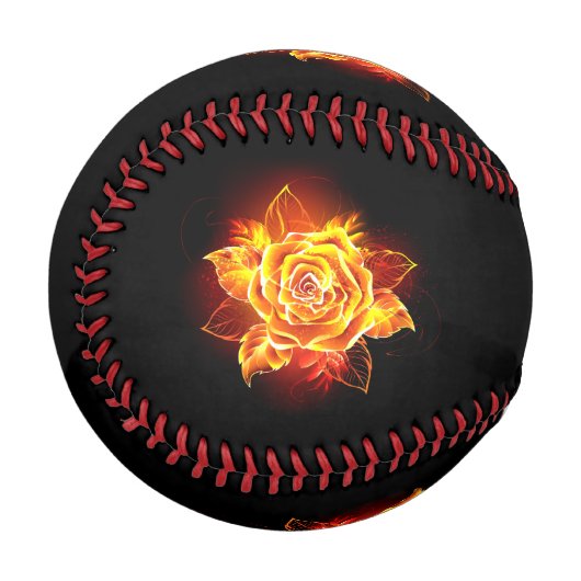 Balle De Baseball Blooming Fire Rose (Devant Gauche)