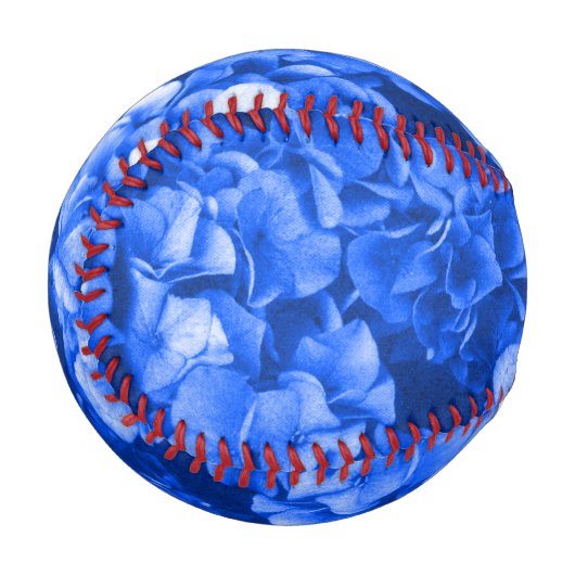 Balle De Baseball Blue Hydrangea Baseball (Devant Gauche)