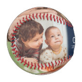 Balle De Baseball Blue Keepsaké 4 Photo Collage pour grand-père (Devant Gauche)