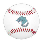 Balle De Baseball Blue Werewolf baseball blanc (Devant)