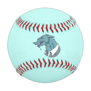 Balle De Baseball Blue Werewolf bleu baseball