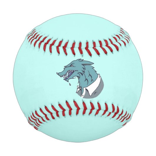 Balle De Baseball Blue Werewolf bleu baseball (Devant)
