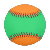 Balle De Baseball Blue Werewolf orange et vert baseball (Dos)