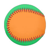 Balle De Baseball Blue Werewolf orange et vert baseball (Devant Gauche)