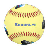 Balle De Baseball Boggy dune mignonne hors route (Dos)